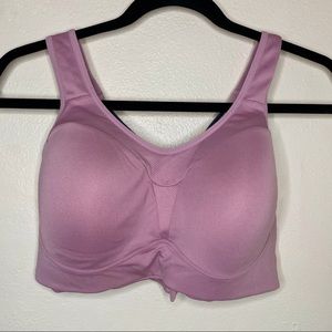 Pink sports bra